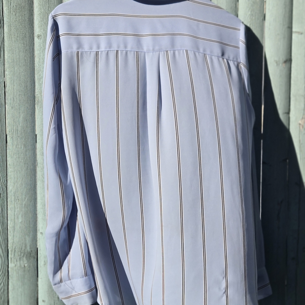 Philosophy Blue Striped Button Down Shirt - Picture 4 of 4